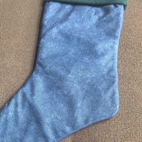 Santa and Cowboy Hat Christmas Stocking - Picture 8 of 9